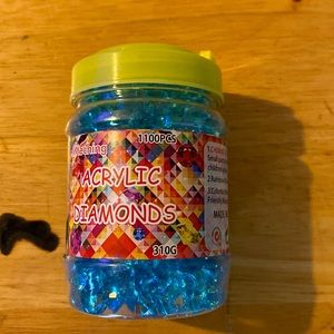 Turquoise Acrylic Diamonds by Meching